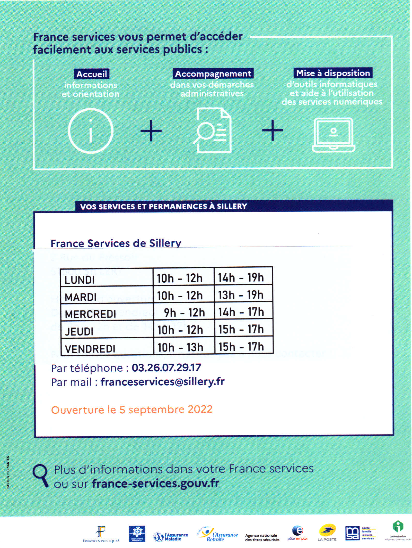 France services horaires